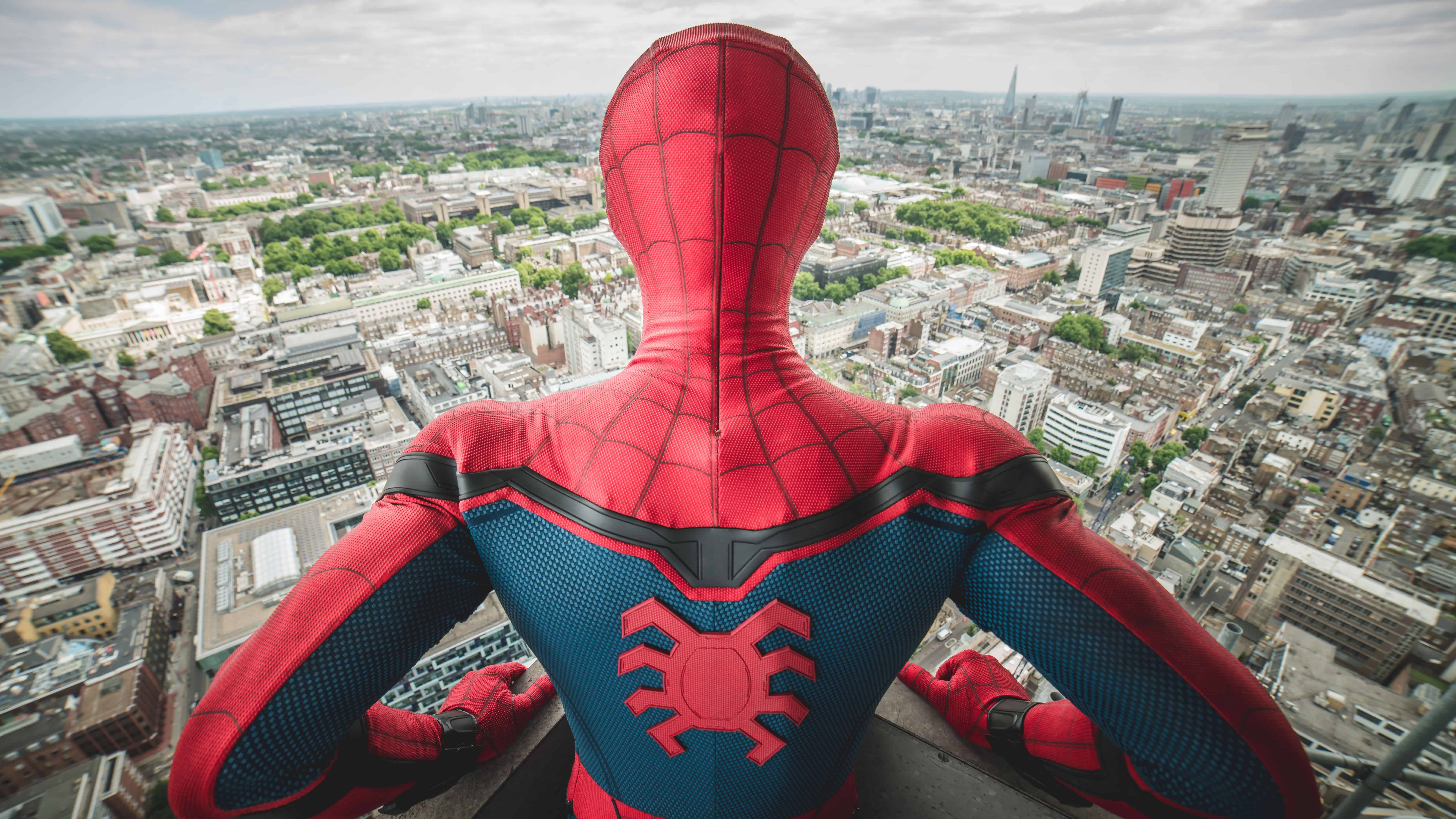 Spider Man Homecoming City UHD 8K Wallpaper | Pixelz