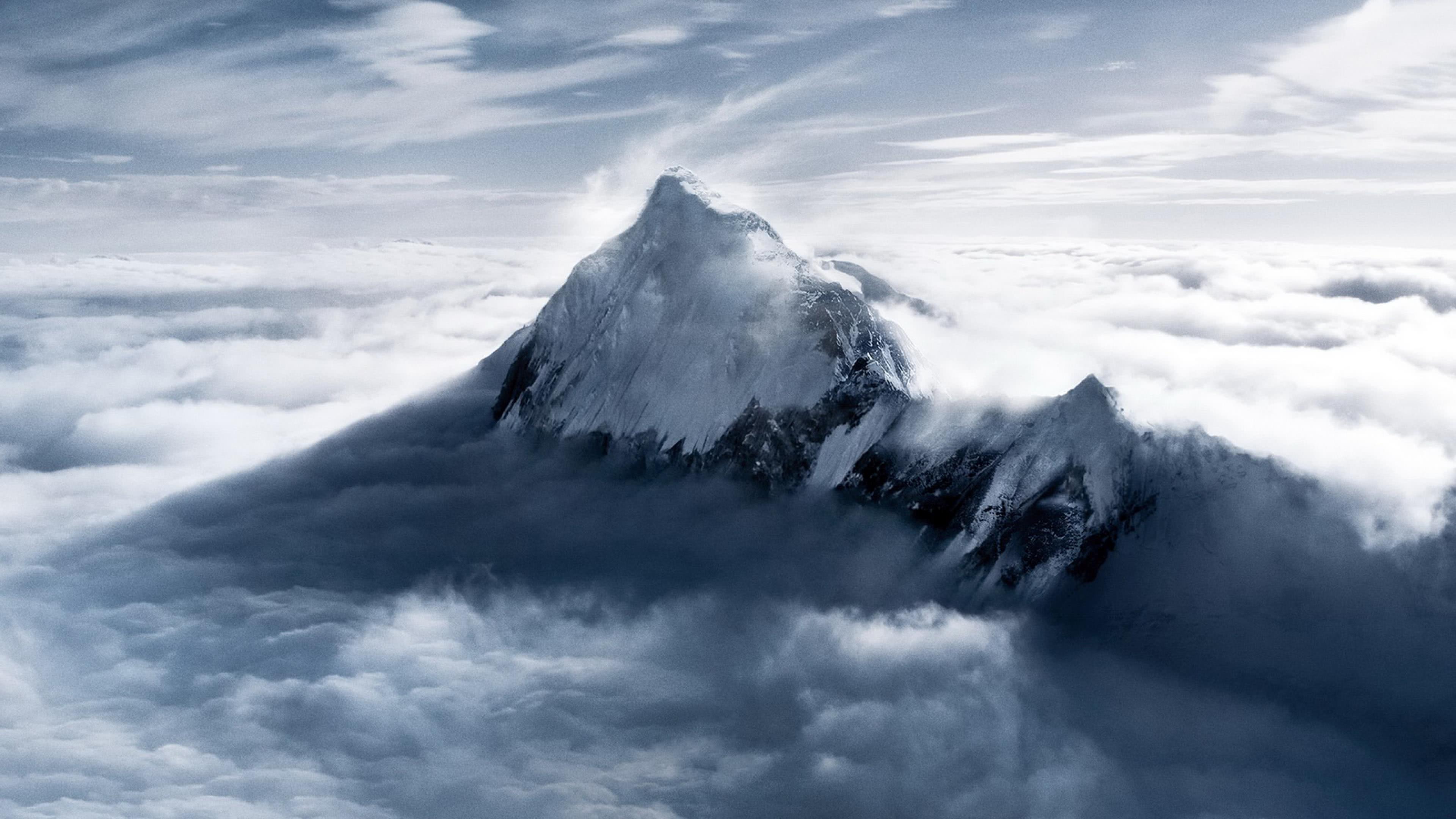 Mount Everest, Mahalangur Mountain Range, Himalayas, Nepal ...