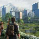 the last of us ellie and joel looking at crumbled city uhd 4k wallpaper