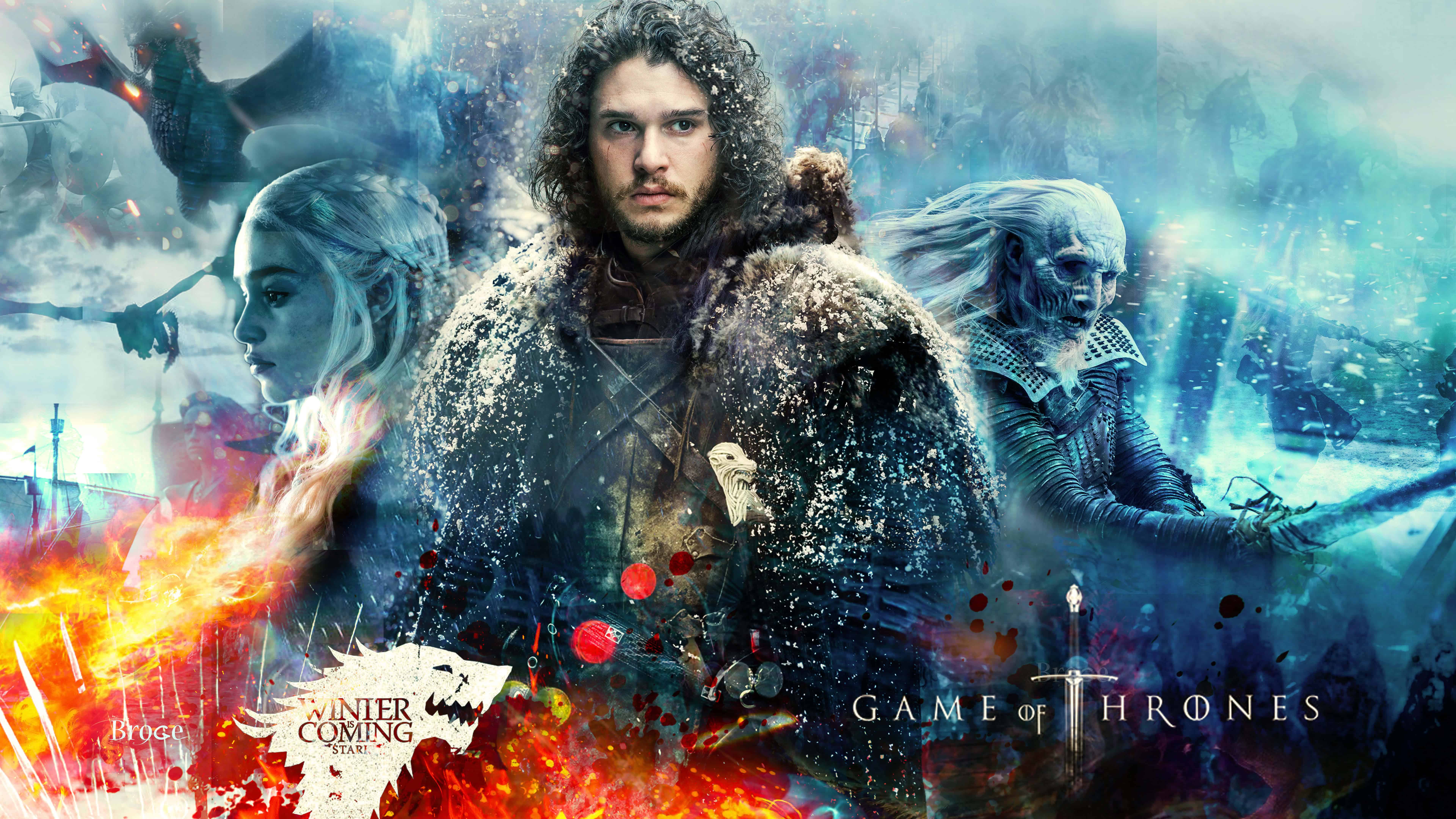 Game Of Thrones Return Of The Ice King Uhd 8k Wallpaper Pixelz