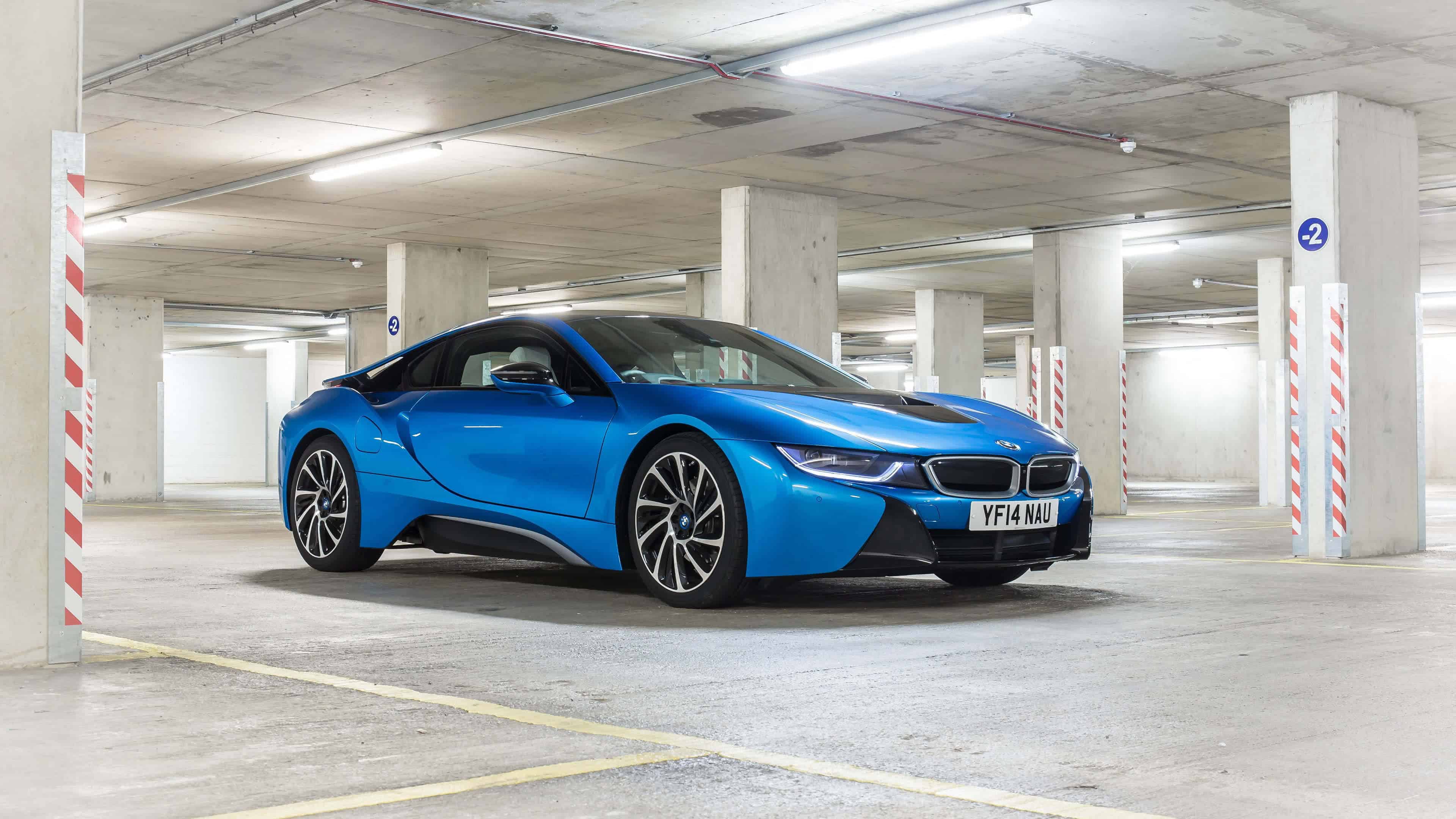 2016 Blue Bmw I8 Uhd 4k Wallpaper Pixelzcc