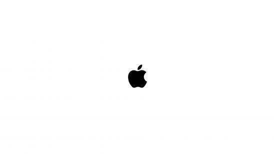 apple logo black uhd 8k wallpaper