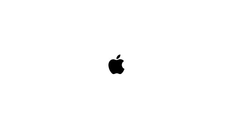 Black Apple Logo UHD 8K Wallpaper