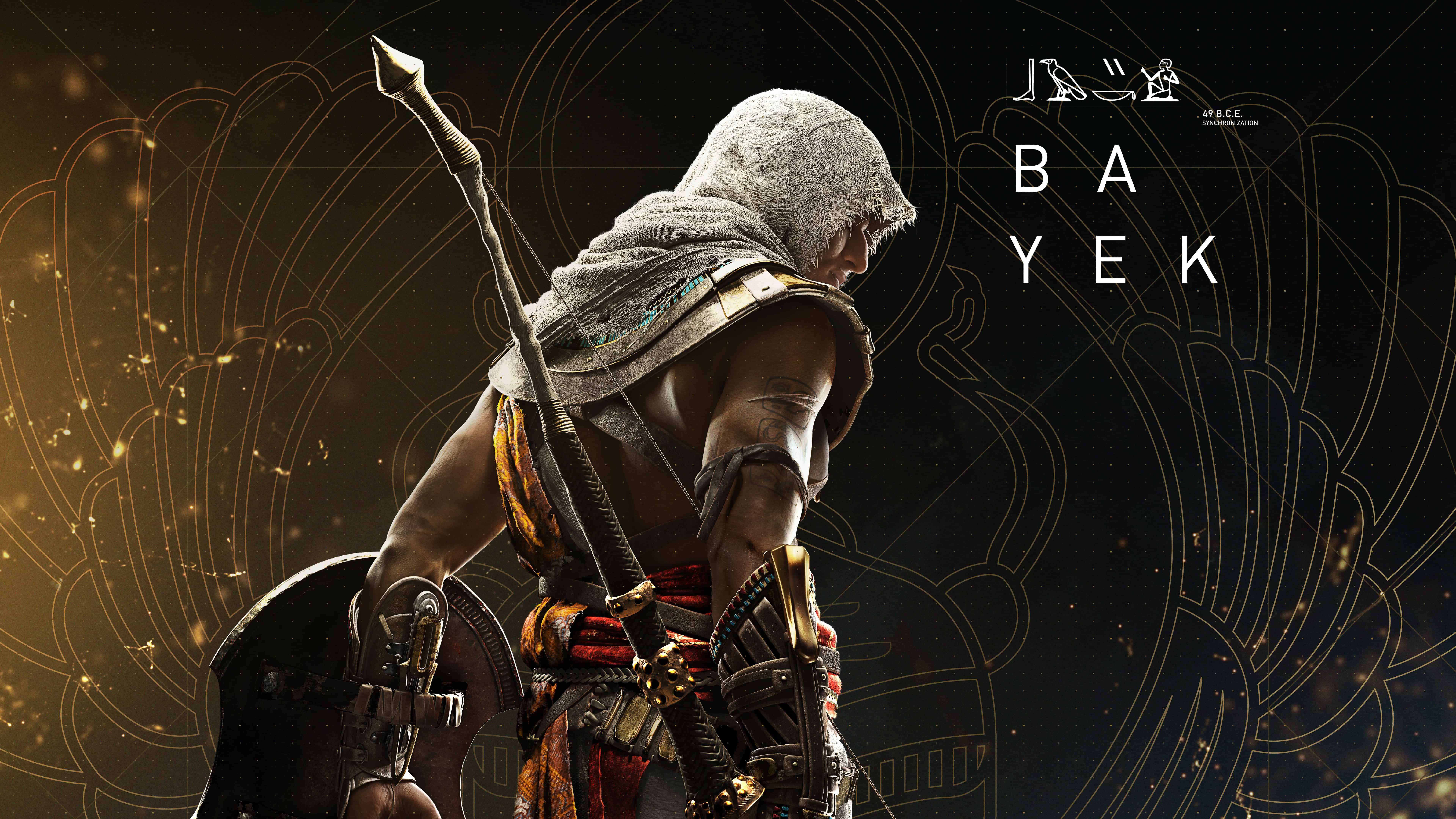 Assassins Creed Origins Bayek UHD 8K Wallpaper 