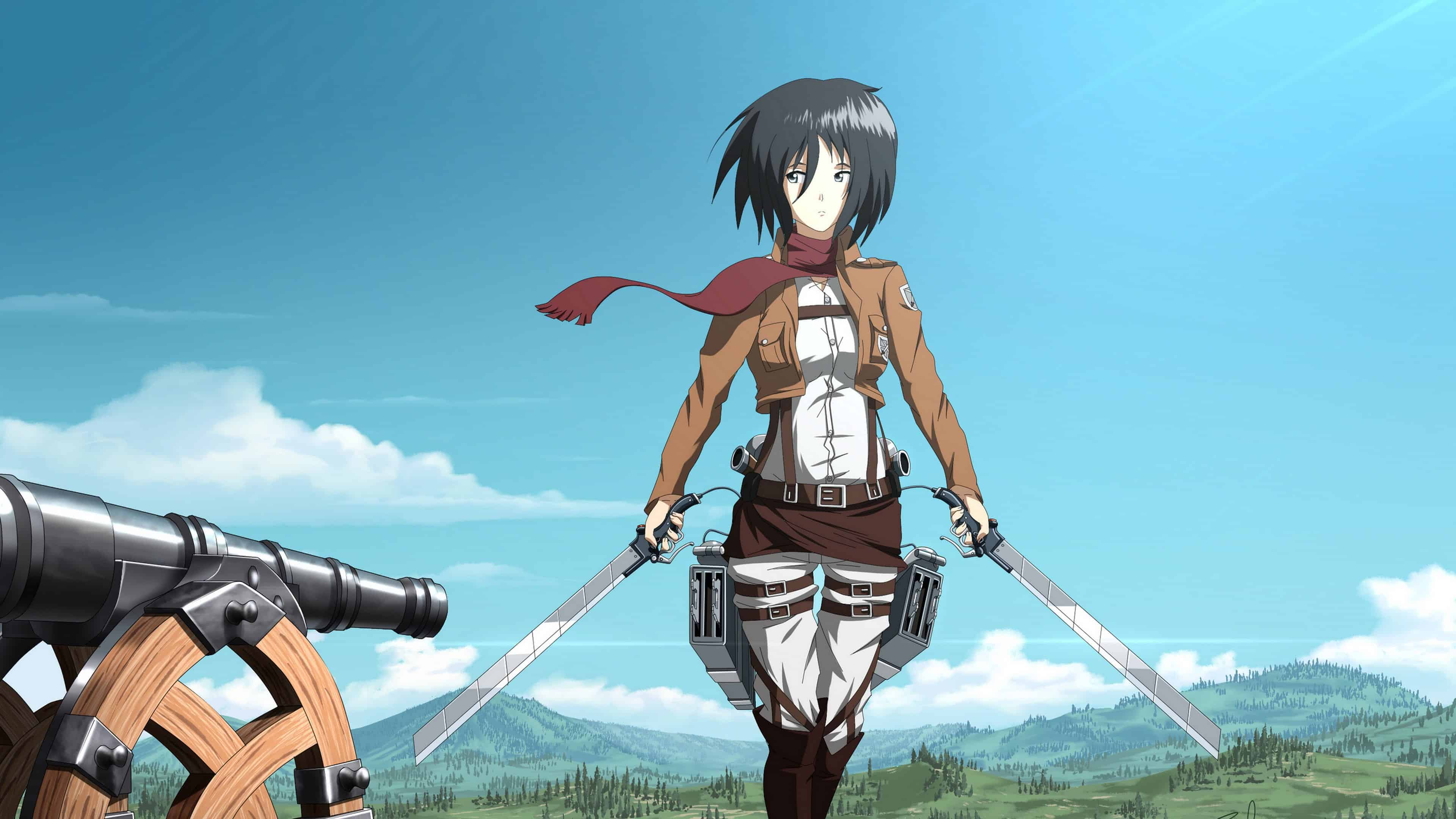 Attack On Titan Mikasa Ackerman Uhd 4k Wallpaper Pixelz Cc