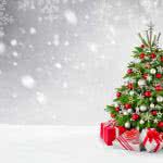 christmas tree and gifts uhd 4k wallpaper