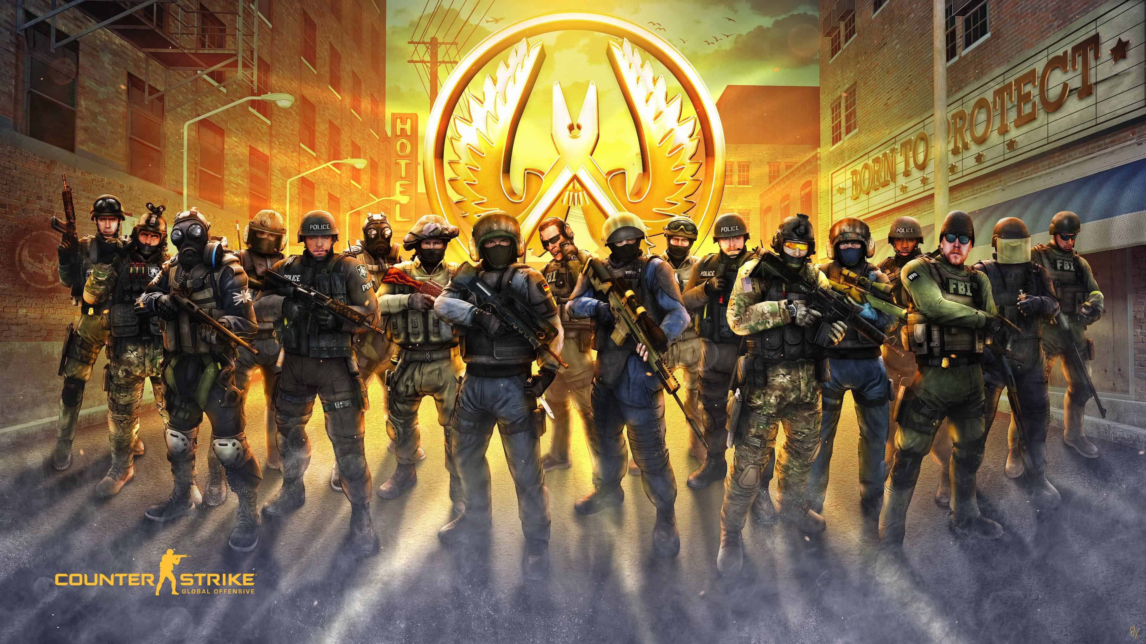 Download wallpaper Wallpaper, Wallpaper, Game, Counter Strike, CS:GO,  Global Offensive, Counter Strike Global Offensive, The title, section games  in resolution 1366x768