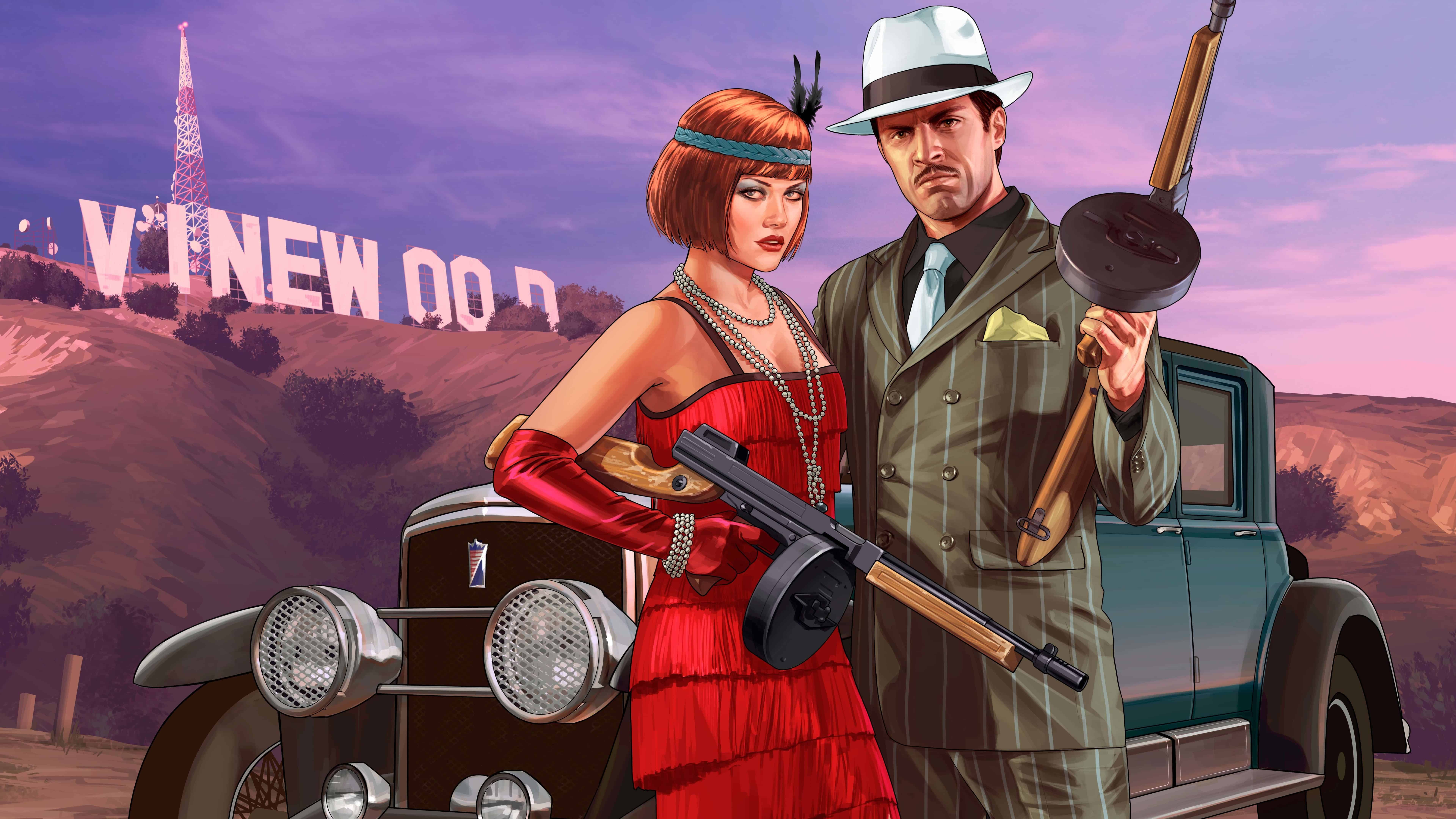 Grand Theft Auto 5 Mafia Valentine Outfits UHD 8K Wallpaper Pixelz