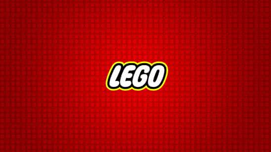 lego logo red background uhd 4k wallpaper