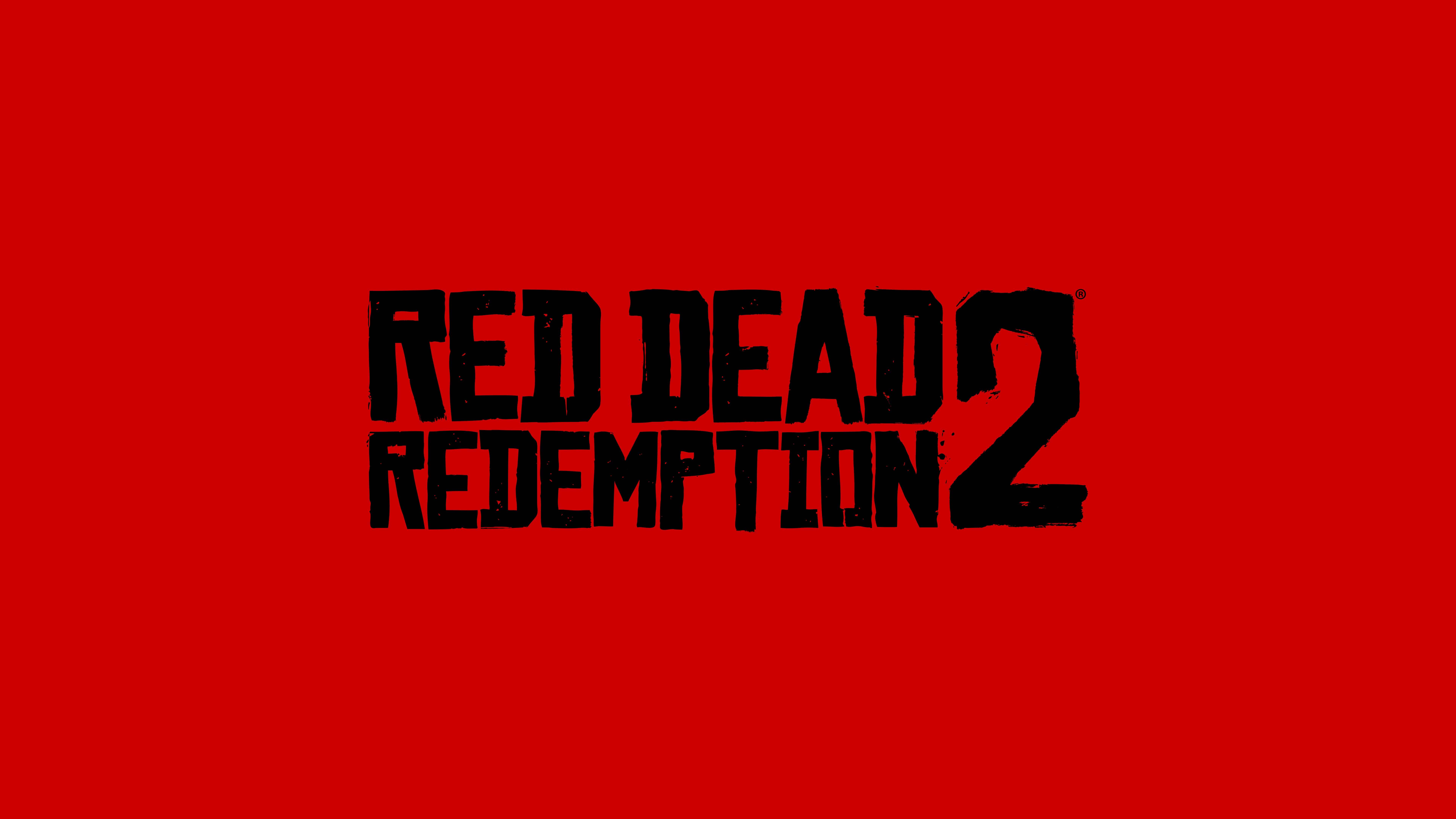 Red Dead Redemption Logo UHD 8K Wallpaper