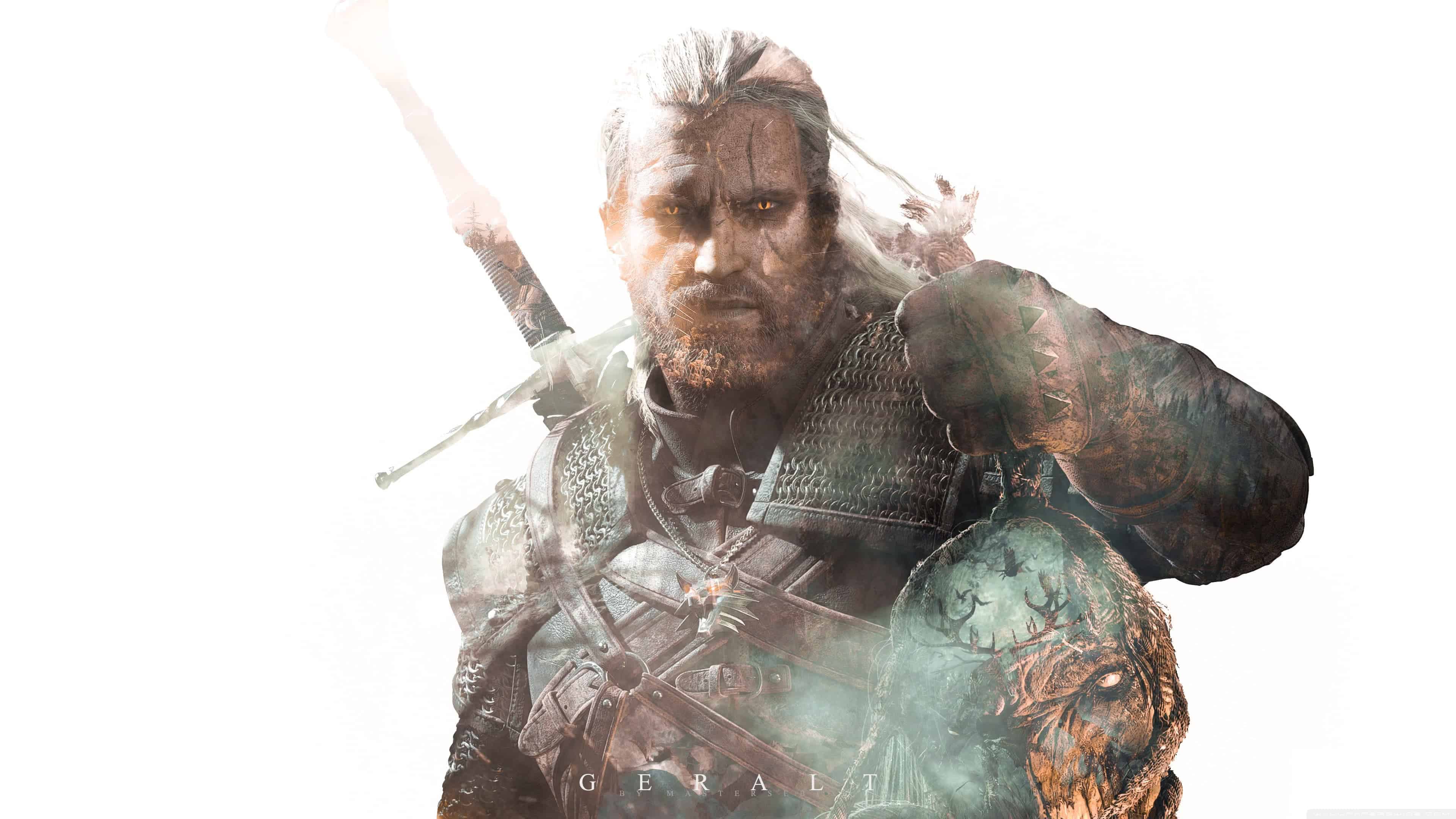 The Witcher Geralt Of Rivia UHD 4K Wallpaper | Pixelz