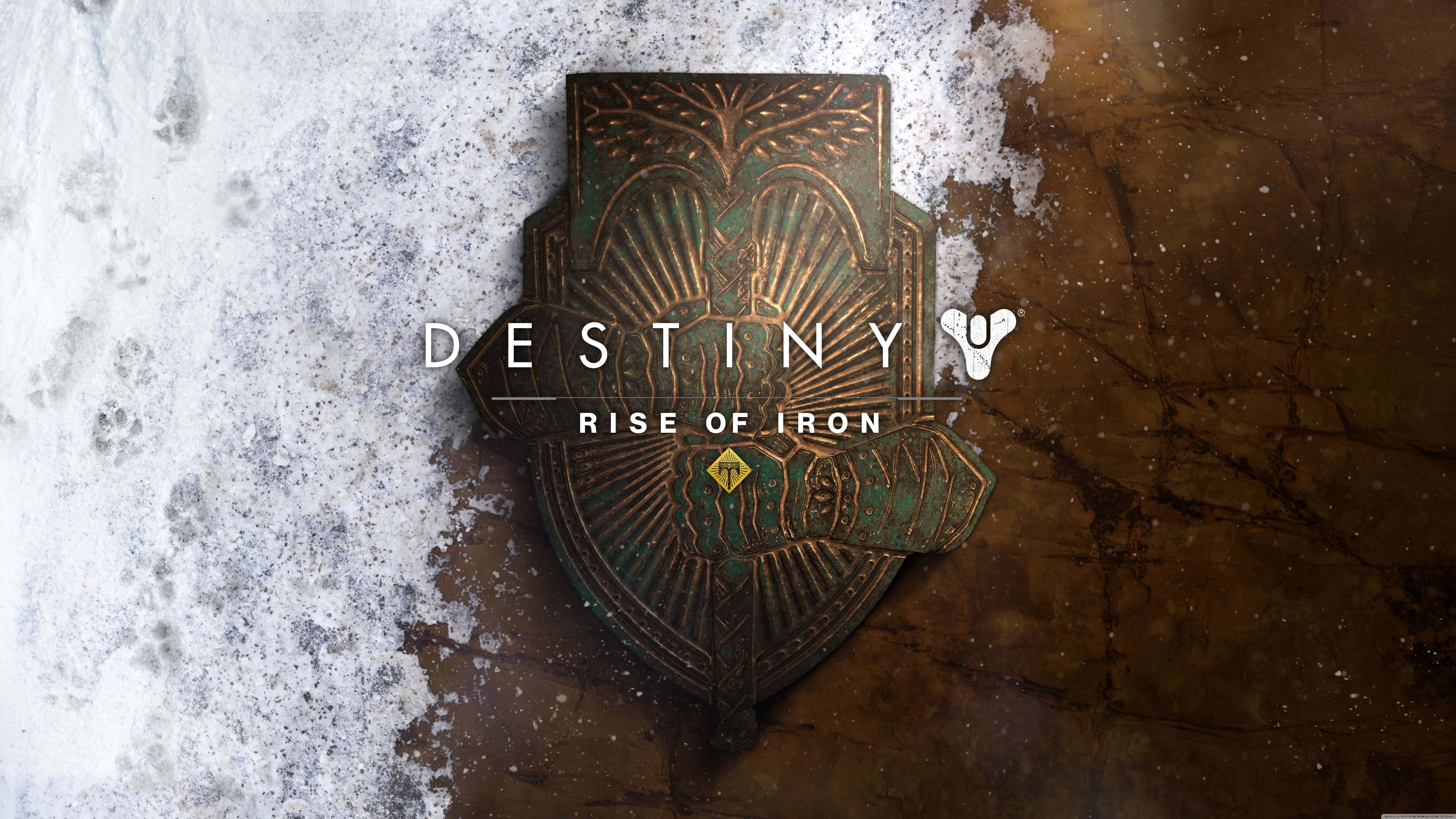 destiny rise of iron expansion logo uhd 8k wallpaper