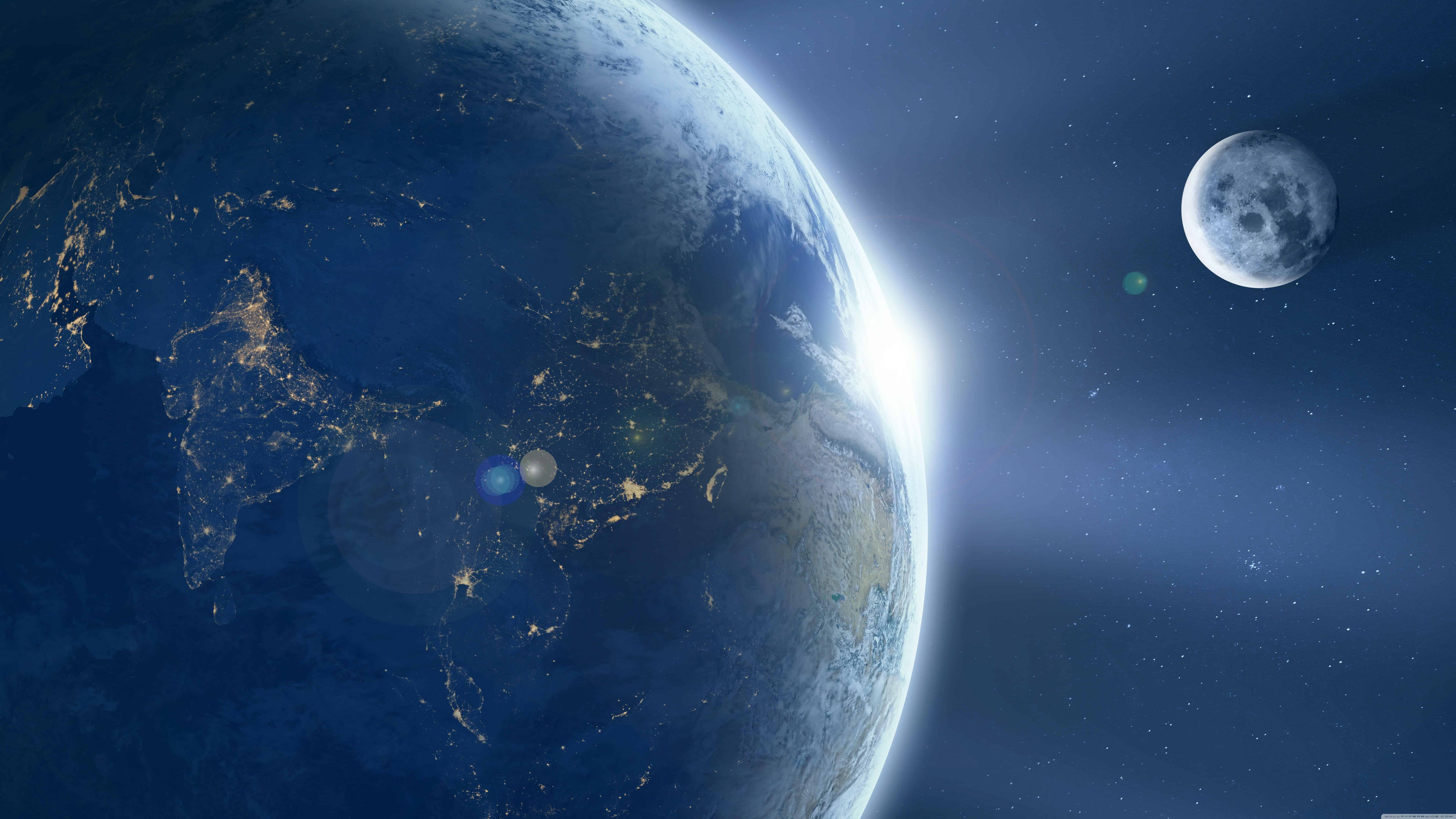 7680x4320 Earth 3D From Space UHD 8K Wallpaper, Pixelz