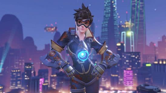 overwatch tracer year of the rooster skin uhd 8k wallpaper
