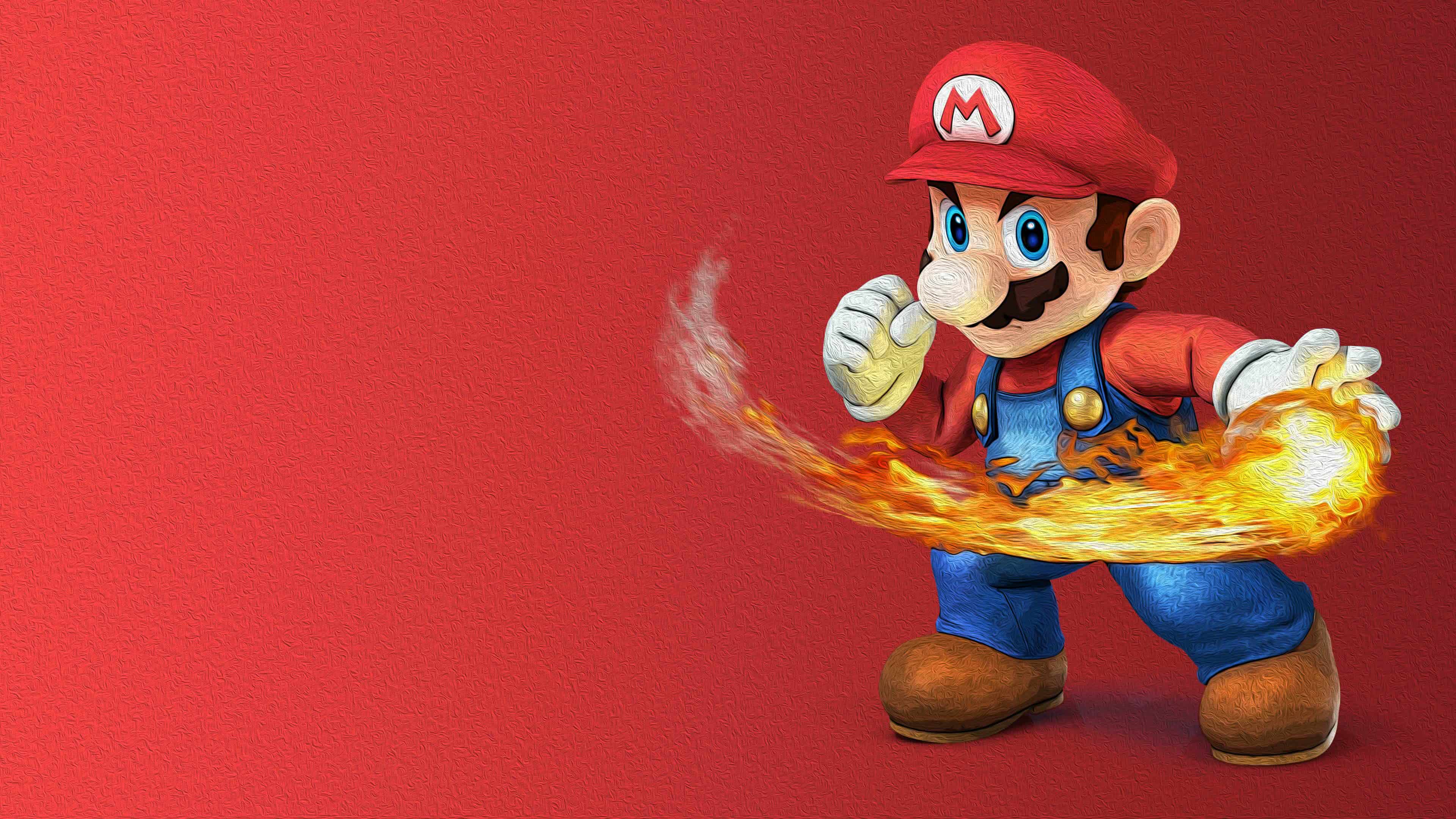 super smash bros mario uhd 4k wallpaper