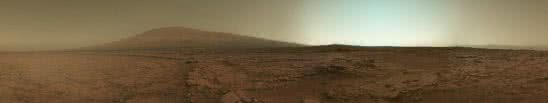 mars curiosity panorama triple monitor wallpaper
