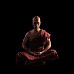 buddhist monk meditating uhd 4k wallpaper