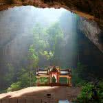 cave temple phraya nakhon cave khao sam roi yot national park prachuap khiri khan thailand uhd 4k wallpaper