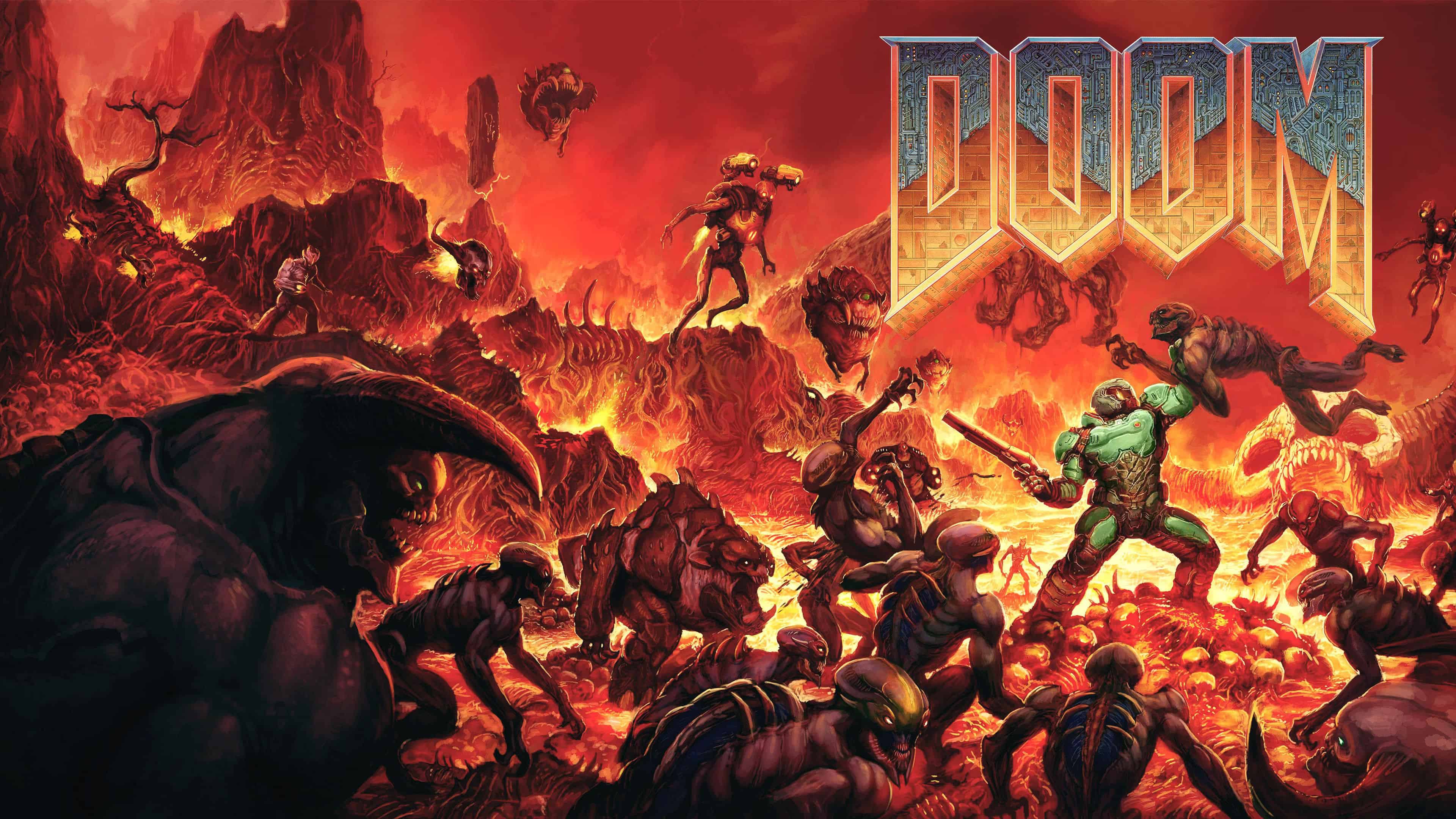 Doom Original  Cover UHD 4K  Wallpaper  Pixelz