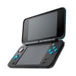 nintendo 2ds xl black and turquoise uhd 4k wallpaper