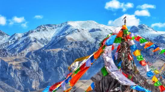 tibet prayer flags uhd 4k wallpaper