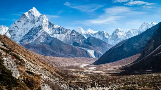 ama dablam mountain himalaya range nepal uhd 4k wallpaper