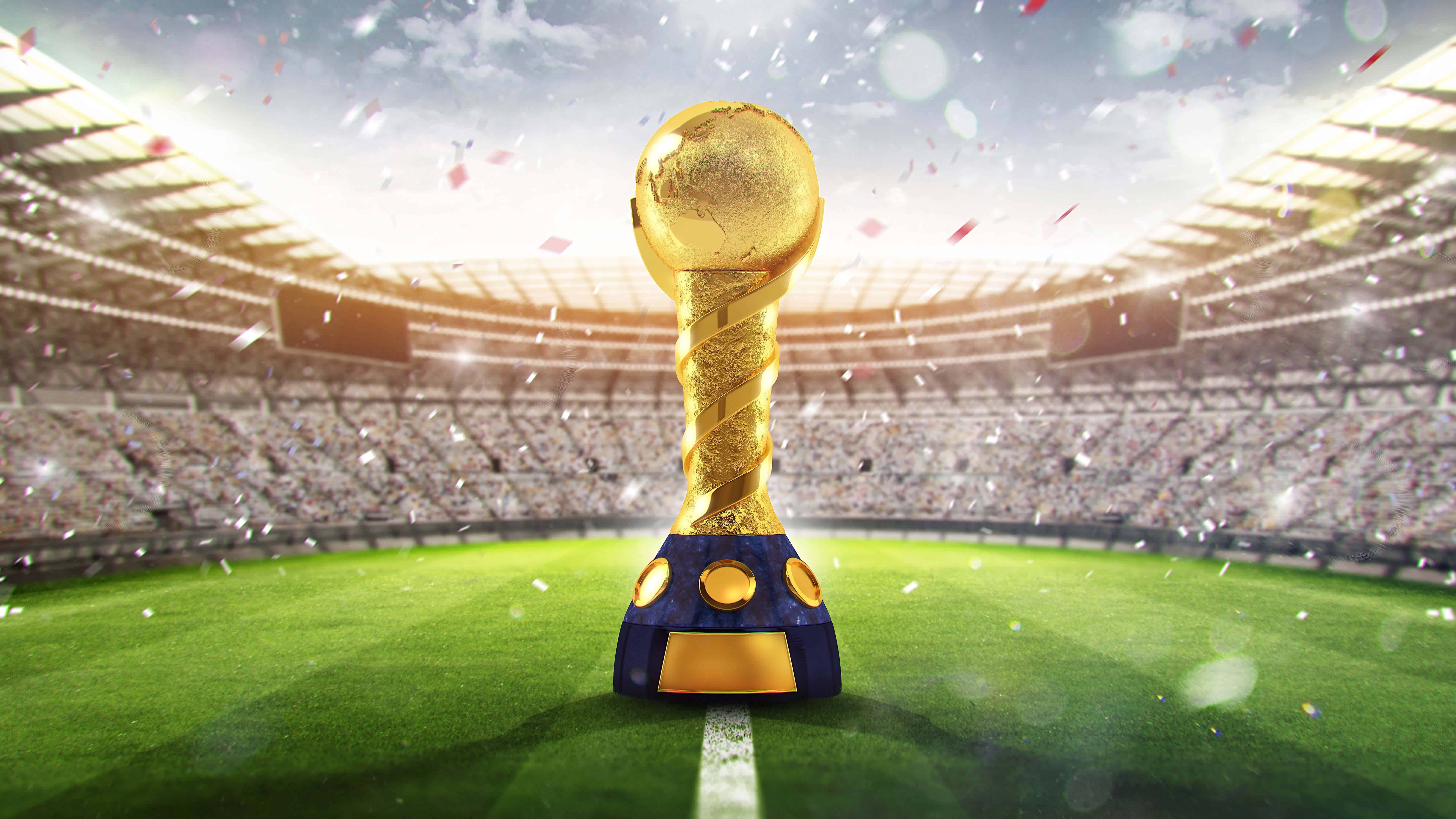 Fifa World Cup 2018 Russia Golden Trophy UHD 8K Wallpaper ...