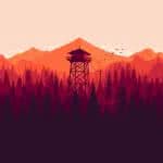firewatch cover dual monitor wallpaper