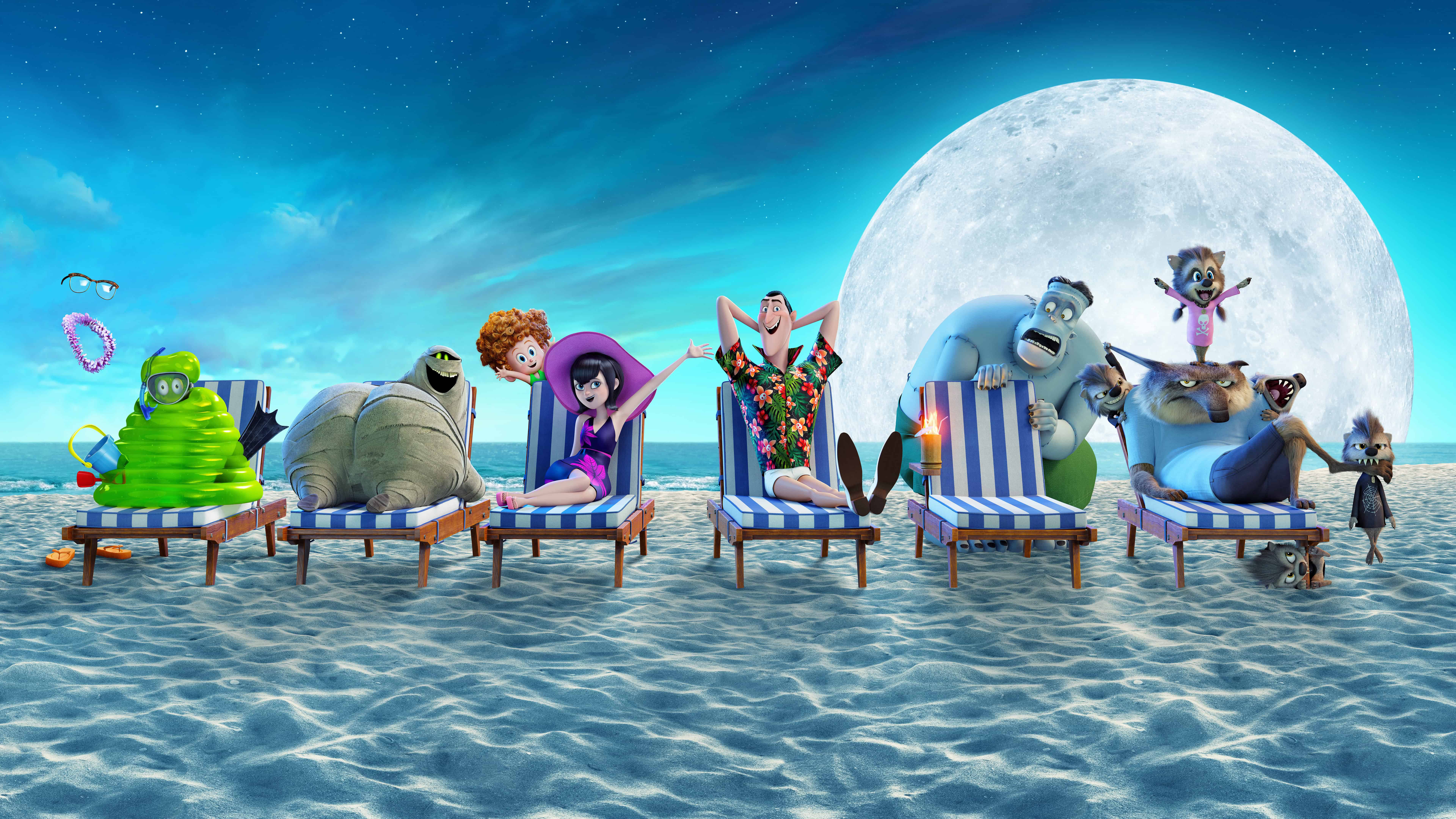 Hotel Transylvania 3 Summer Vacation UHD 8K Wallpaper | Pixelz