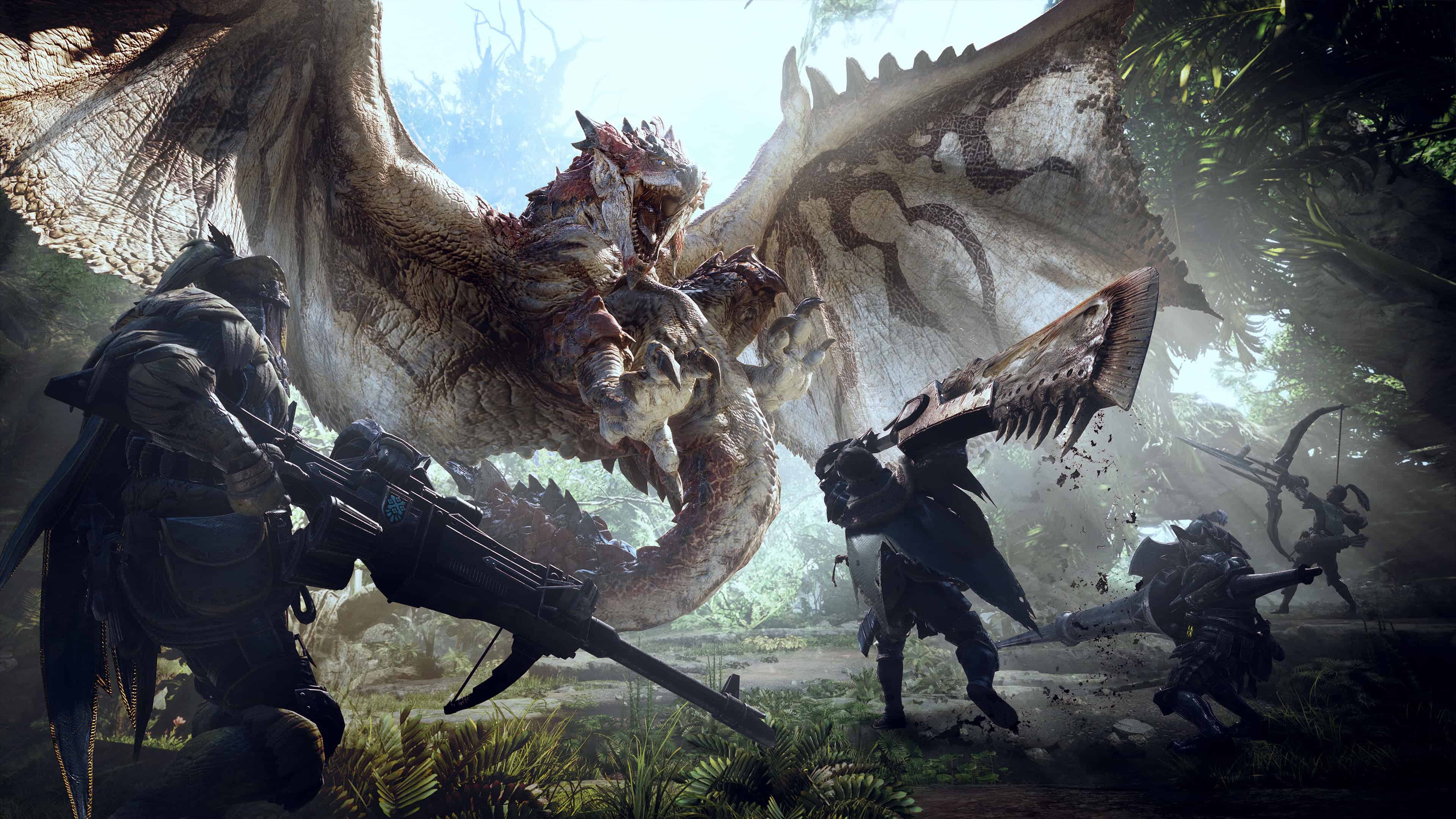 Nếu bạn là fan hâm mộ của game Monster Hunter World, bạn chắc chắn không muốn bỏ lỡ cơ hội được ngắm nhìn bộ wallpaper đẹp mắt này. Với độ phân giải UHD 4K, hình nền này sẽ đưa bạn vào thế giới rộng lớn và hoang dã của Monster Hunter World.