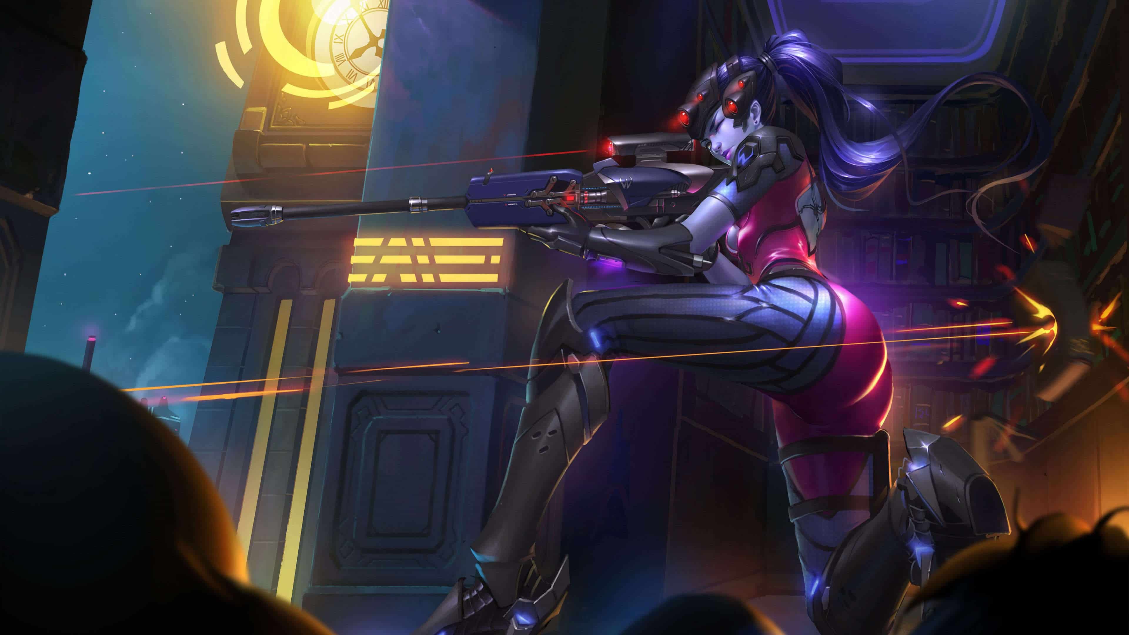 Wallpaper widowmaker, overwatch, cosplay, sniper, beautiful desktop  wallpaper, hd image, picture, background, b080ca | wallpapersmug