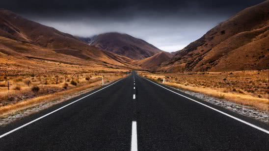 road with mountains uhd 4k wallpaper