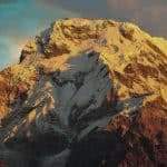 annapurna massif nepal triple monitor wallpaper