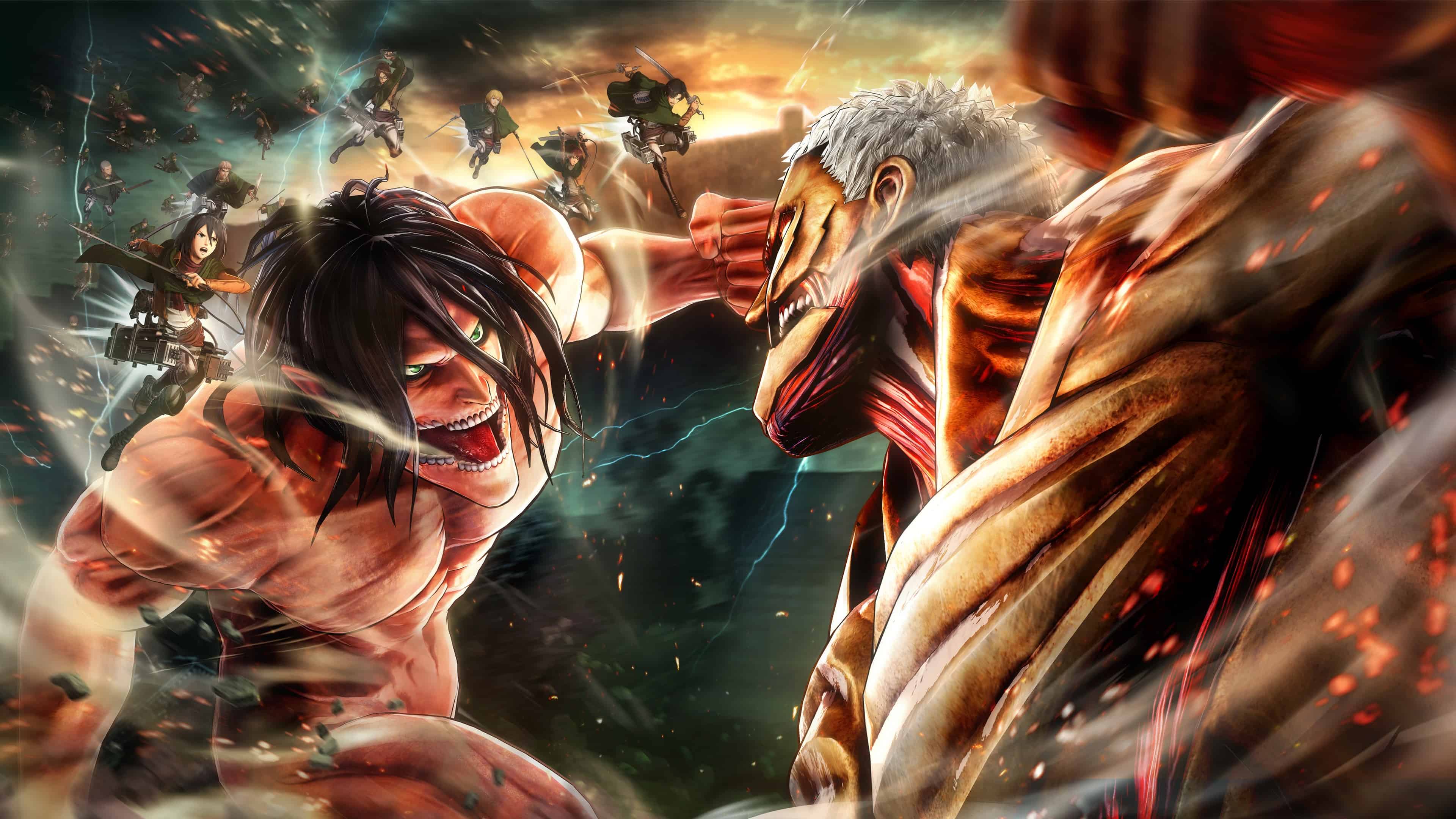 Attack On Titan 2 Cover Uhd 4k Wallpaper Pixelz Cc