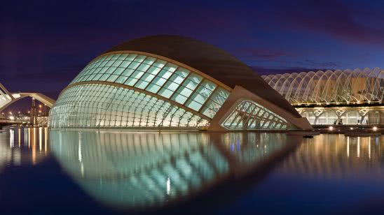 city of the arts and the sciences complex valencia spain uhd 8k wallpaper