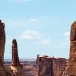 courthouse towers arches national park united states dual monitor wallpaper