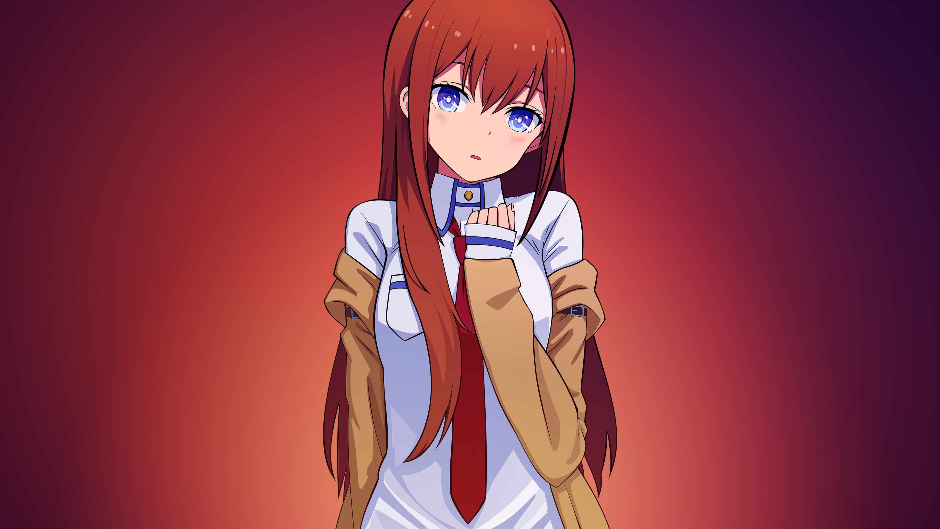 Kurisu Makise UHD 4K Wallpaper | Pixelz