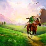 legend of zelda ocarina of time link riding horse uhd 4k wallpaper