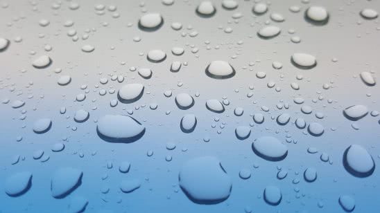 rain drops blue and silver surface uhd 4k wallpaper