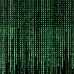 the matrix code dual monitor wallpaper