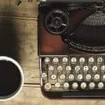 typewriter and coffee uhd 4k wallpaper