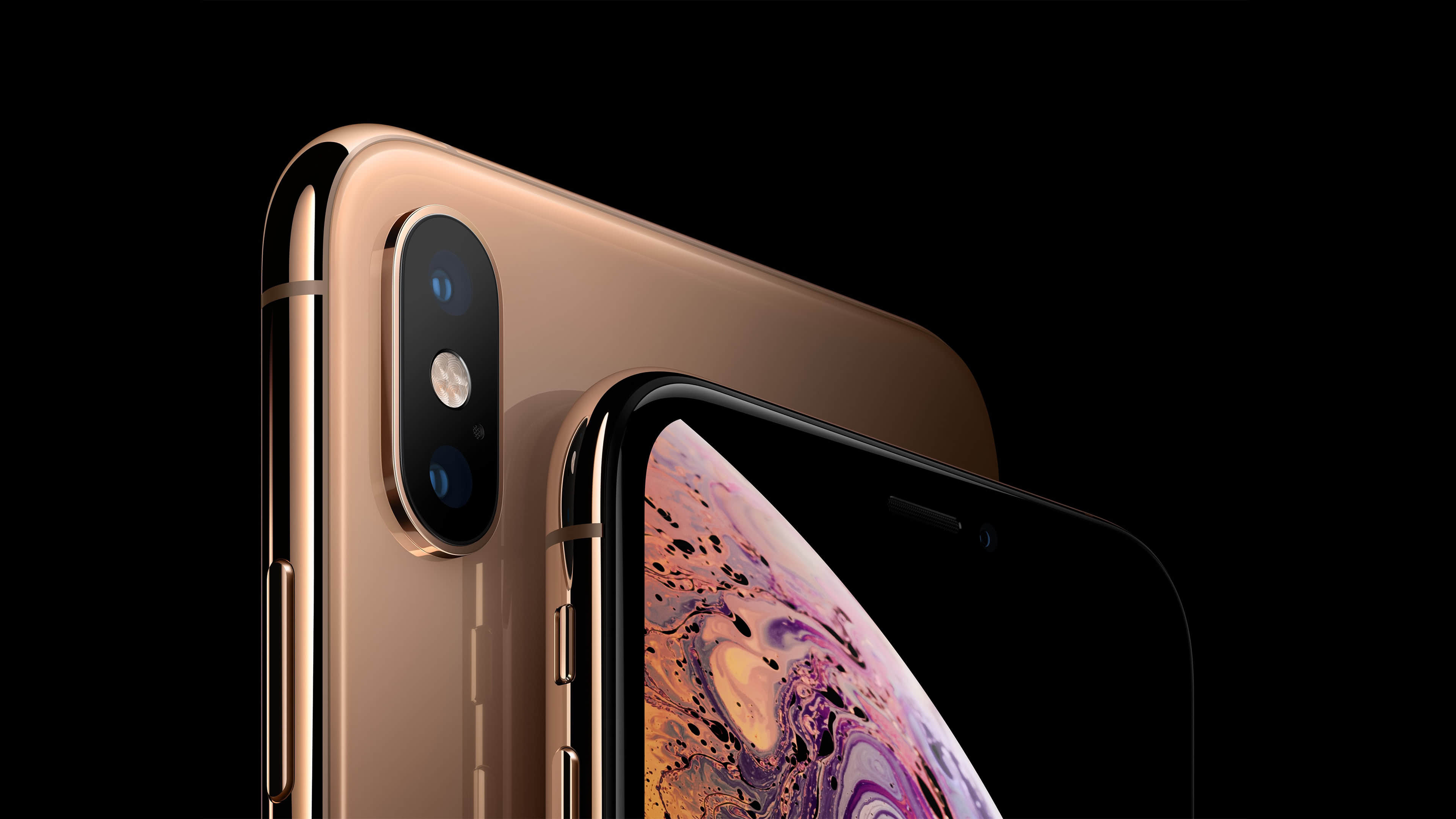 iPhone XS, gold, 4K (vertical) | Iphone wallpaper earth, Ios wallpapers,  Apple wallpaper iphone