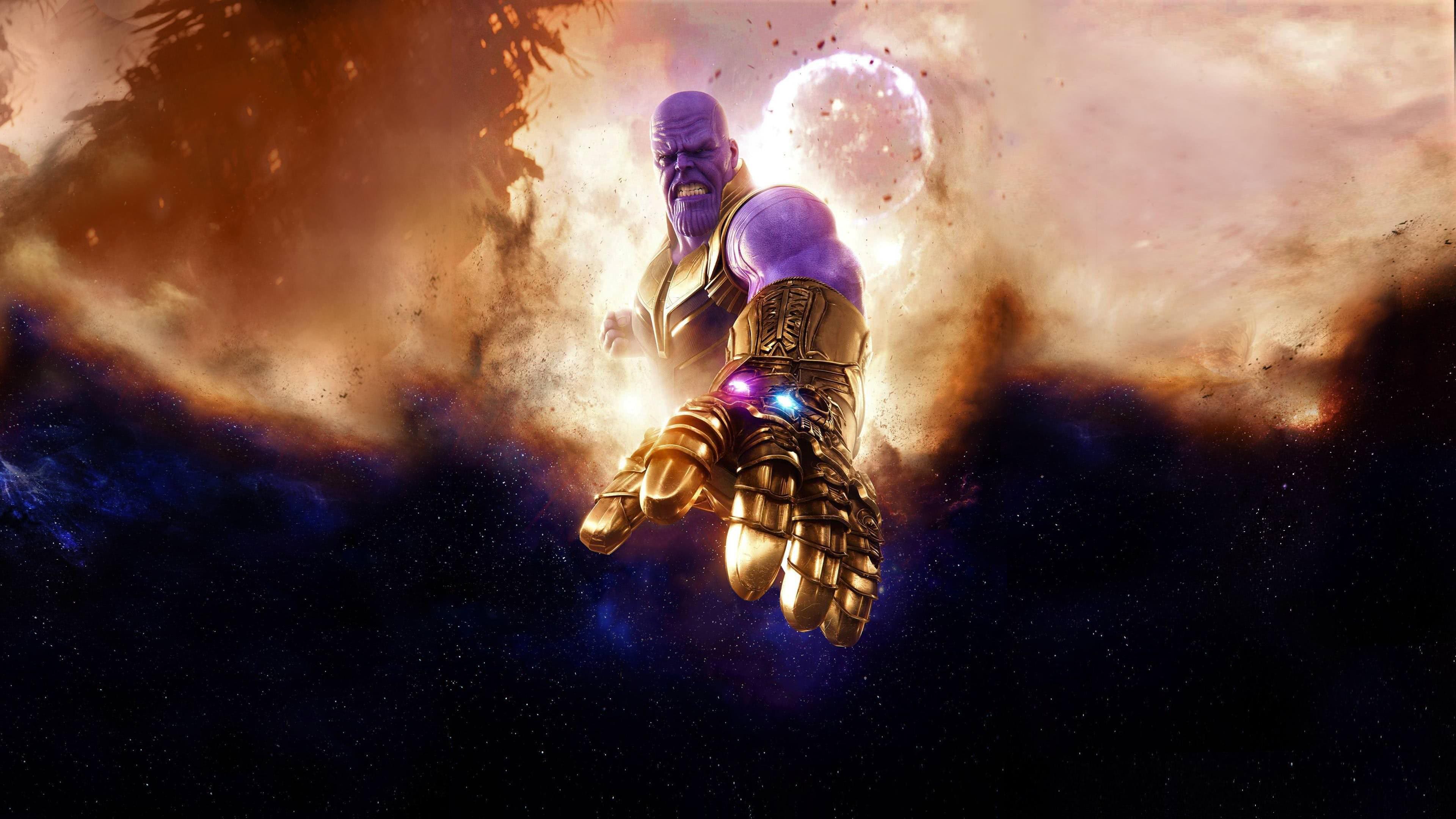 Avengers Infinity War Thanos Gauntlet Artwork Wallpaper,HD Superheroes