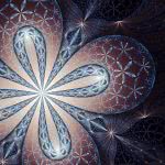 dark floral fractal wqhd 1440p wallpaper