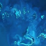 great barrier reef australia from space uhd 4k wallpaper