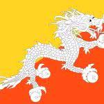 bhutan flag uhd 4k wallpaper