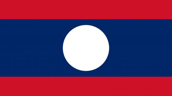 laos flag uhd 4k wallpaper
