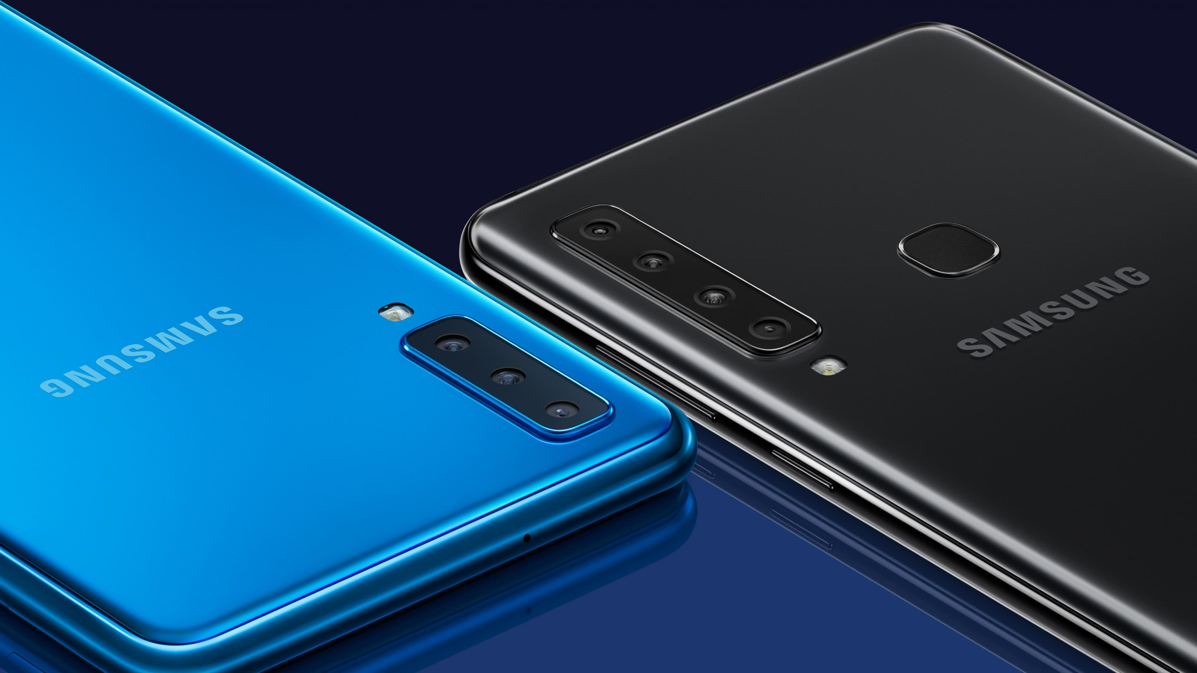 Samsung Galaxy A9 Blue And Black UHD 4K