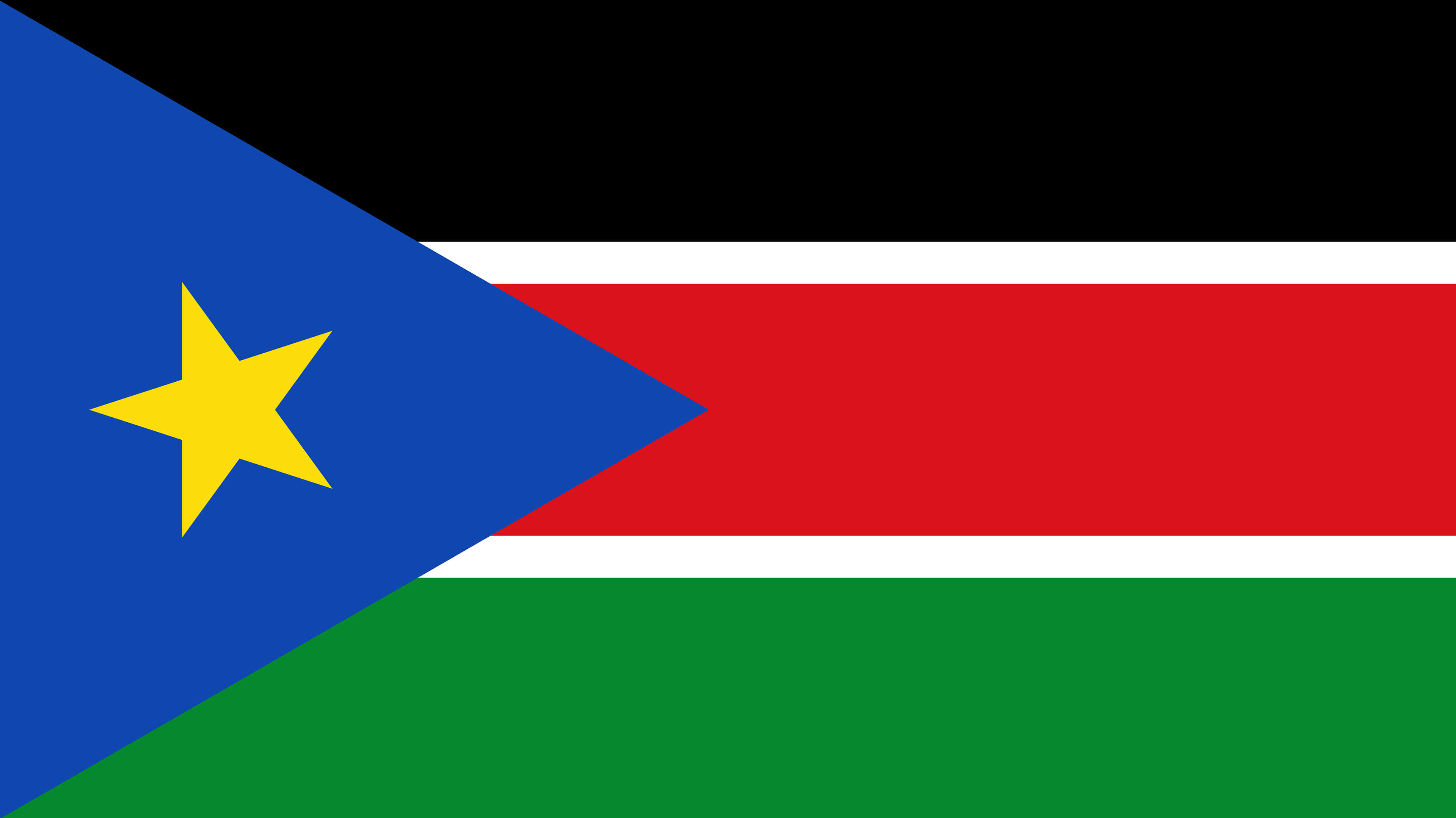 south sudan flag uhd 4k wallpaper