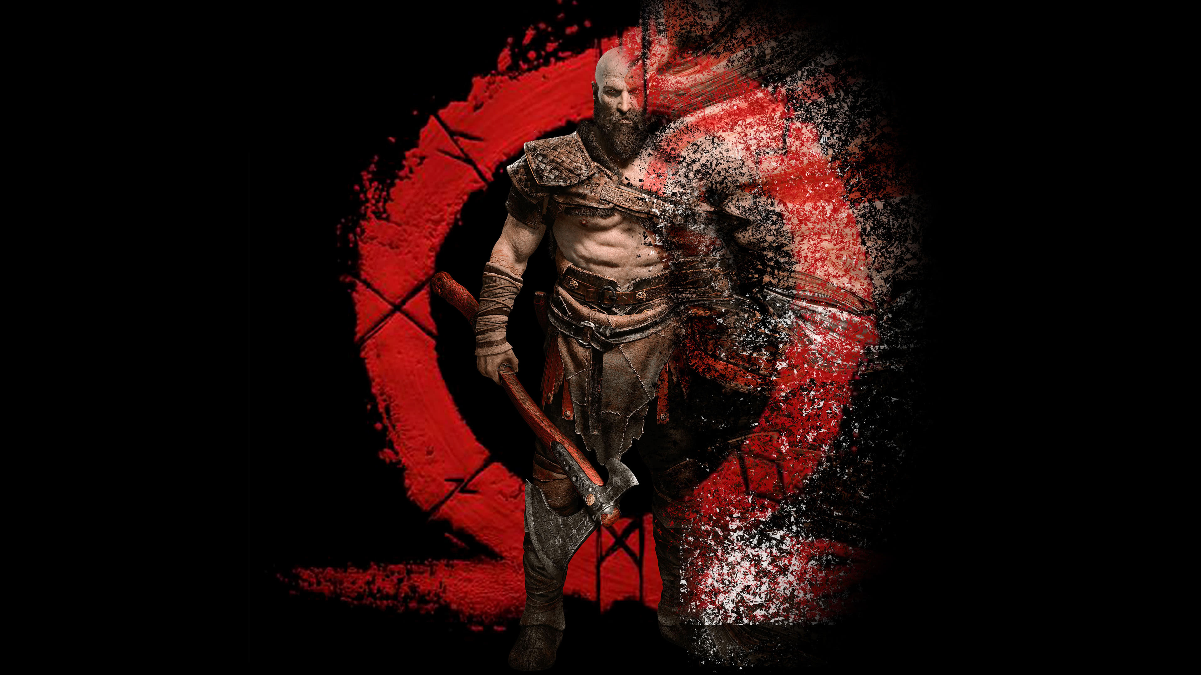 God Of War Kratos Uhd 4k Wallpaper Pixelz